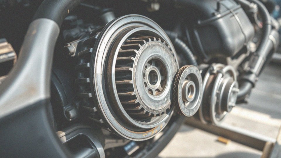 Jakie są różnice między kołem pasowym silnika a alternatora w BMW E60?
