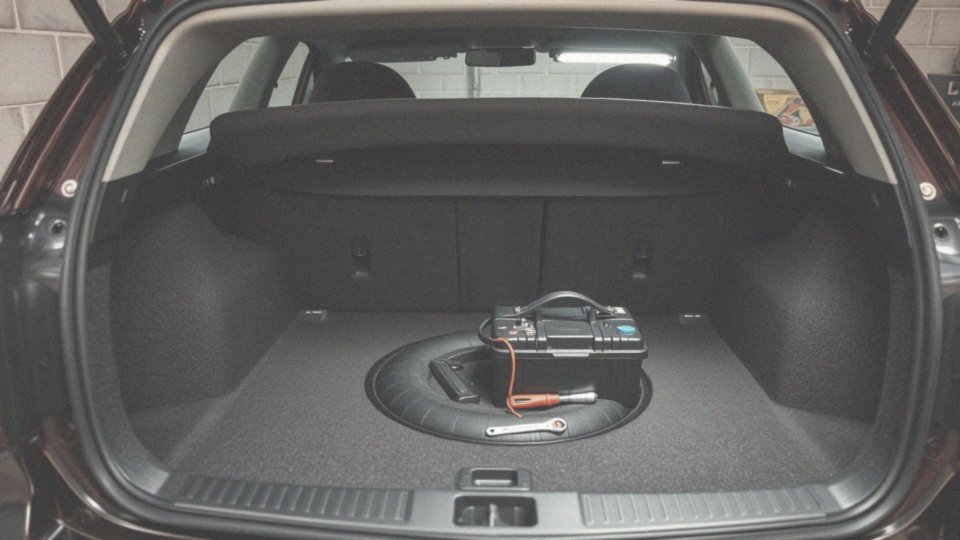 Gdzie znajduje się akumulator w Audi A6 C6?