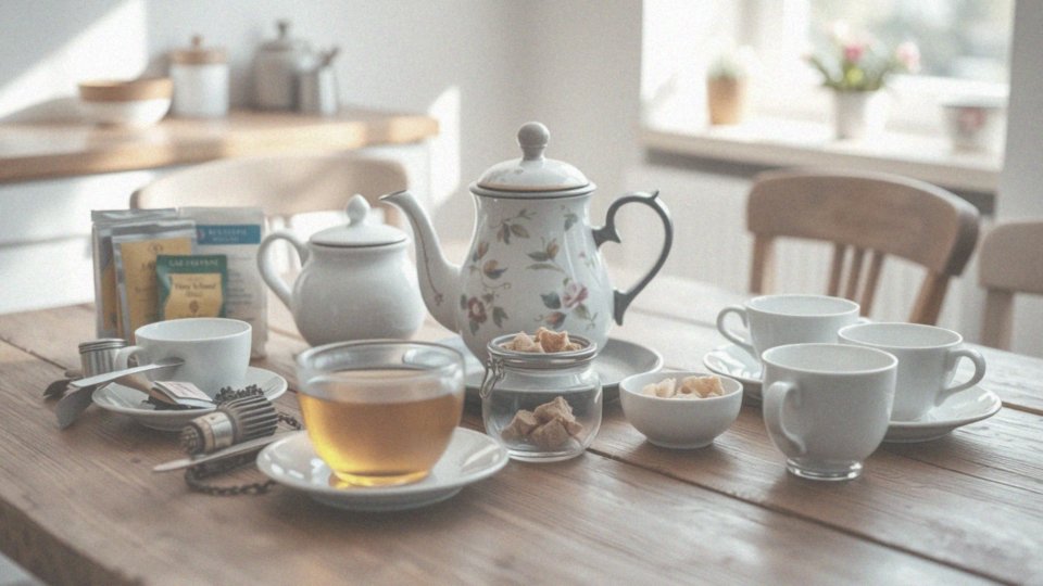 Co powinno znaleźć się w zestawie herbat i porcelany?