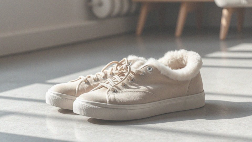 Jakie zalety mają beżowe ciepłe sneakersy z futerkiem?