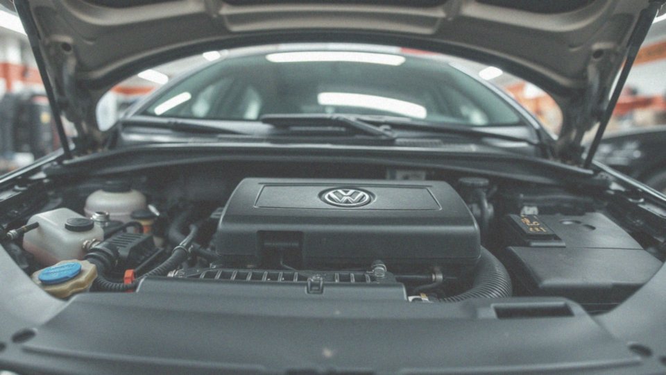Gdzie znajduje się akumulator w VW Passat B6 2.0 TDI?